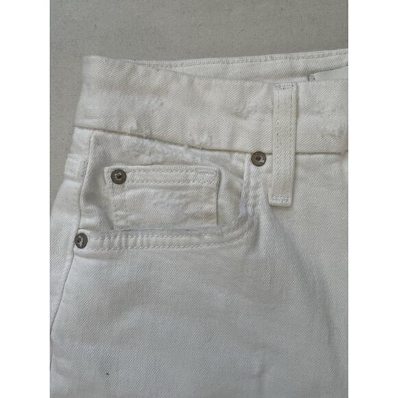 Joe's Shorts Bermuda High Rise Cut Off Distressed Denim Jean Mattie - Picture 2 of 10